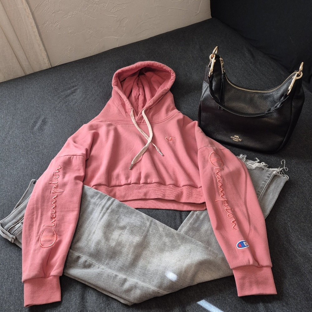 CUSTOM Champion Cropped Hoodie